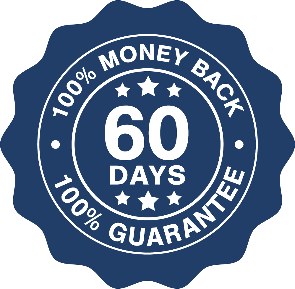 MounjaBoost 60-day satisfaction guarantee badge